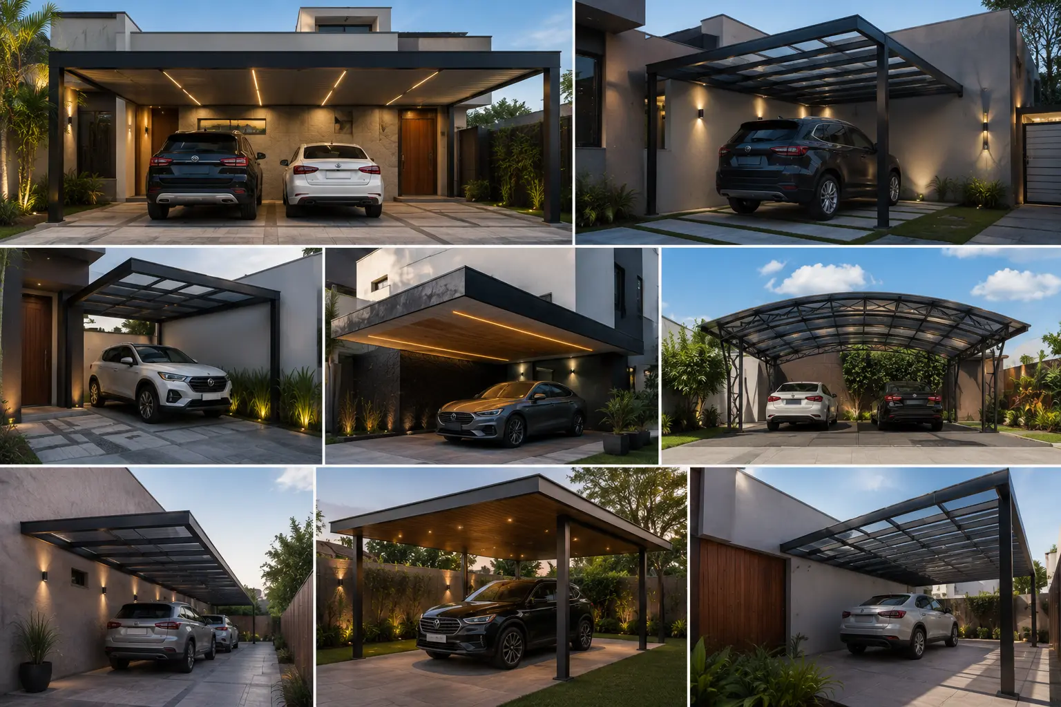 Coberturas para garagem